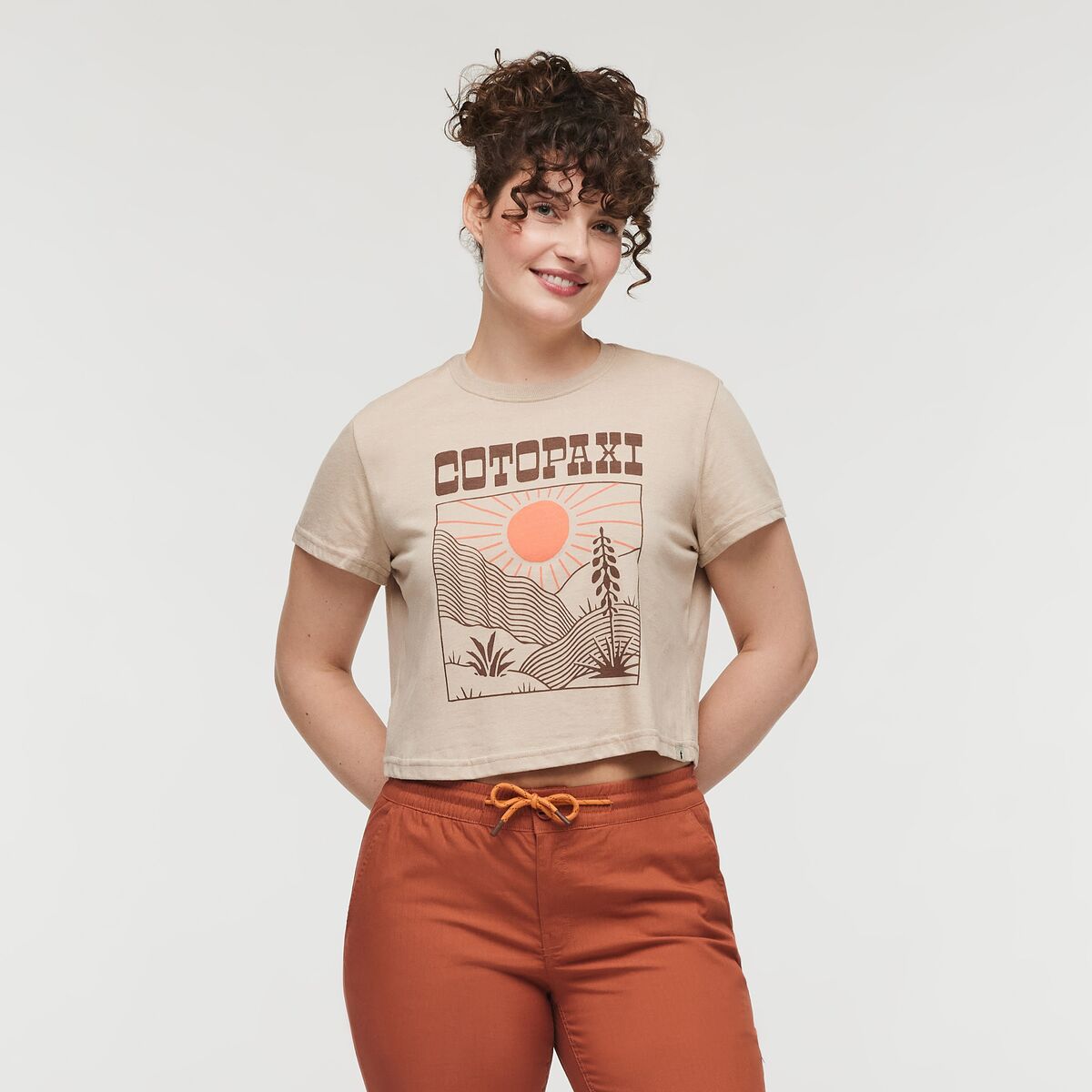 West Hills Organic CropT-Shirt - Oatmeal