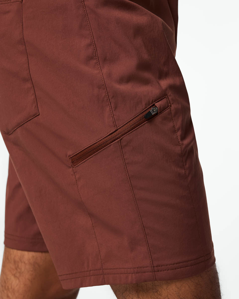 Coraje Tech Short Herren - Sepia