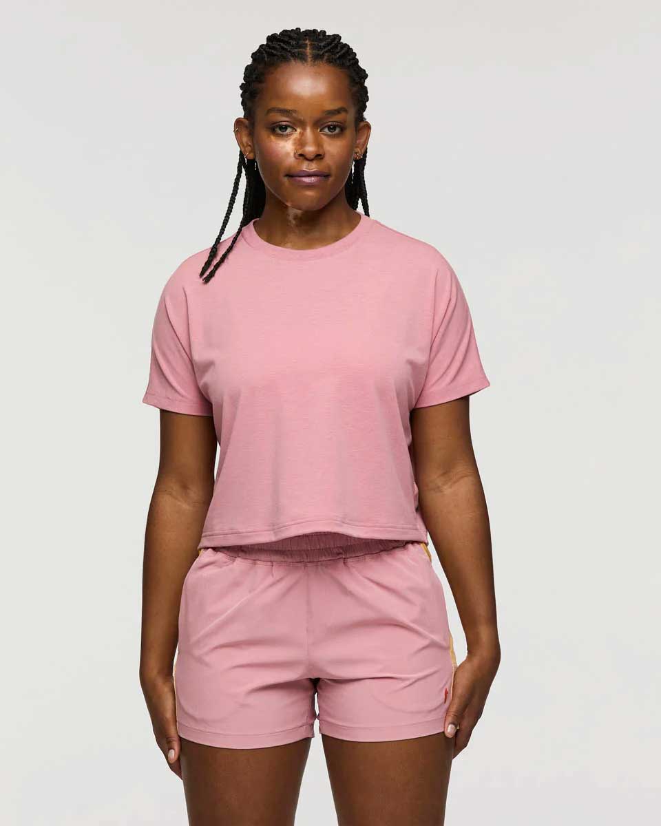 Empaca Boxy T-Shirt Damen - Rose