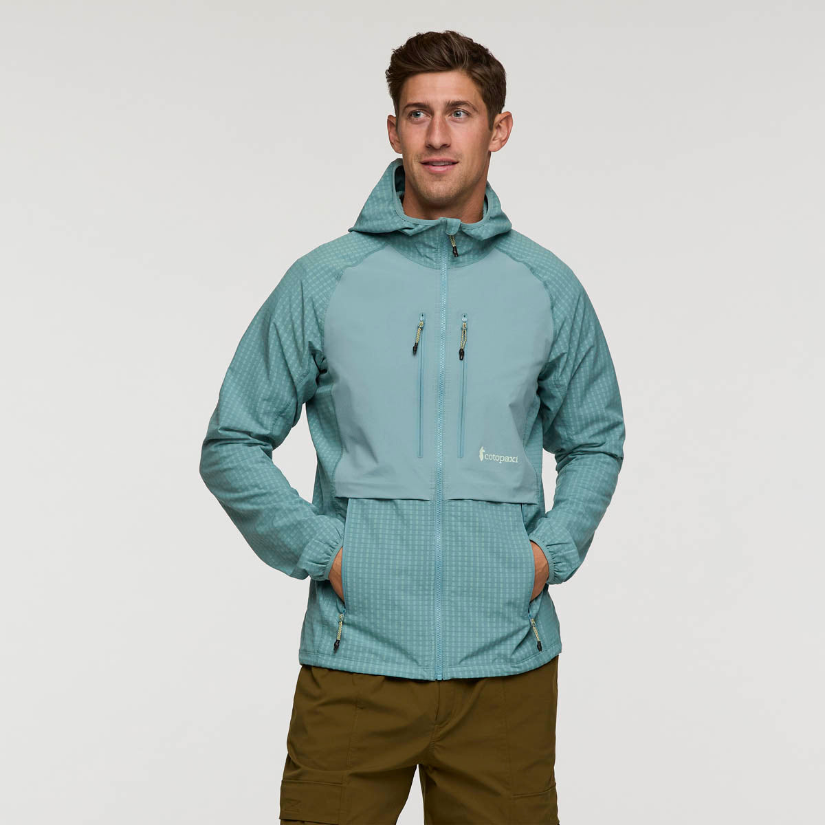 Veste Yermo Hooded Softshell Hommes - Bluegrass
