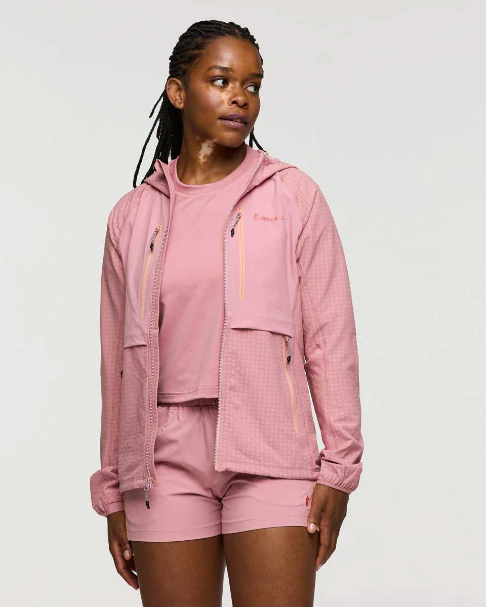 Yermo Hooded Softshell Jacket Damen - Rose