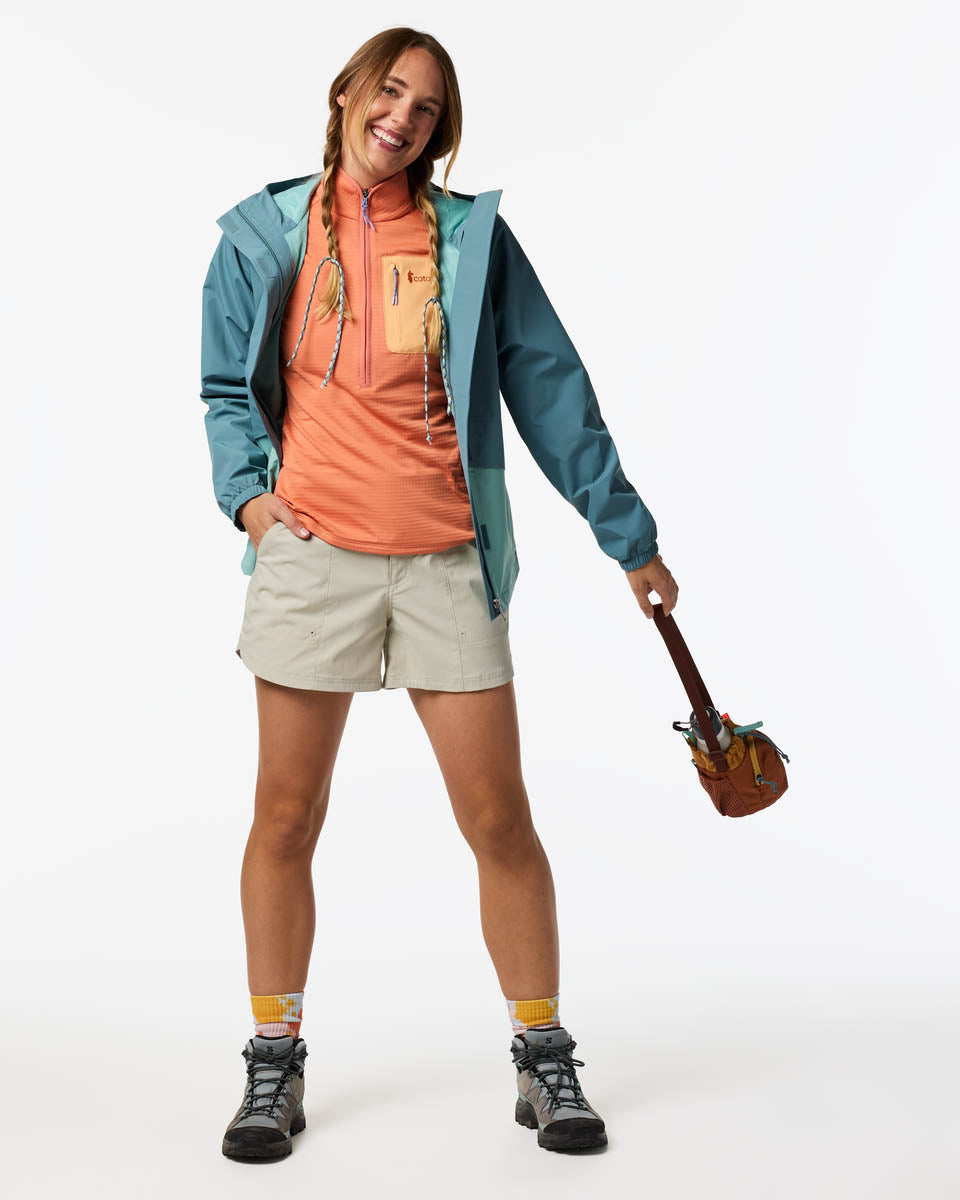 Coraje 4" Tech Short Damen - Mineral