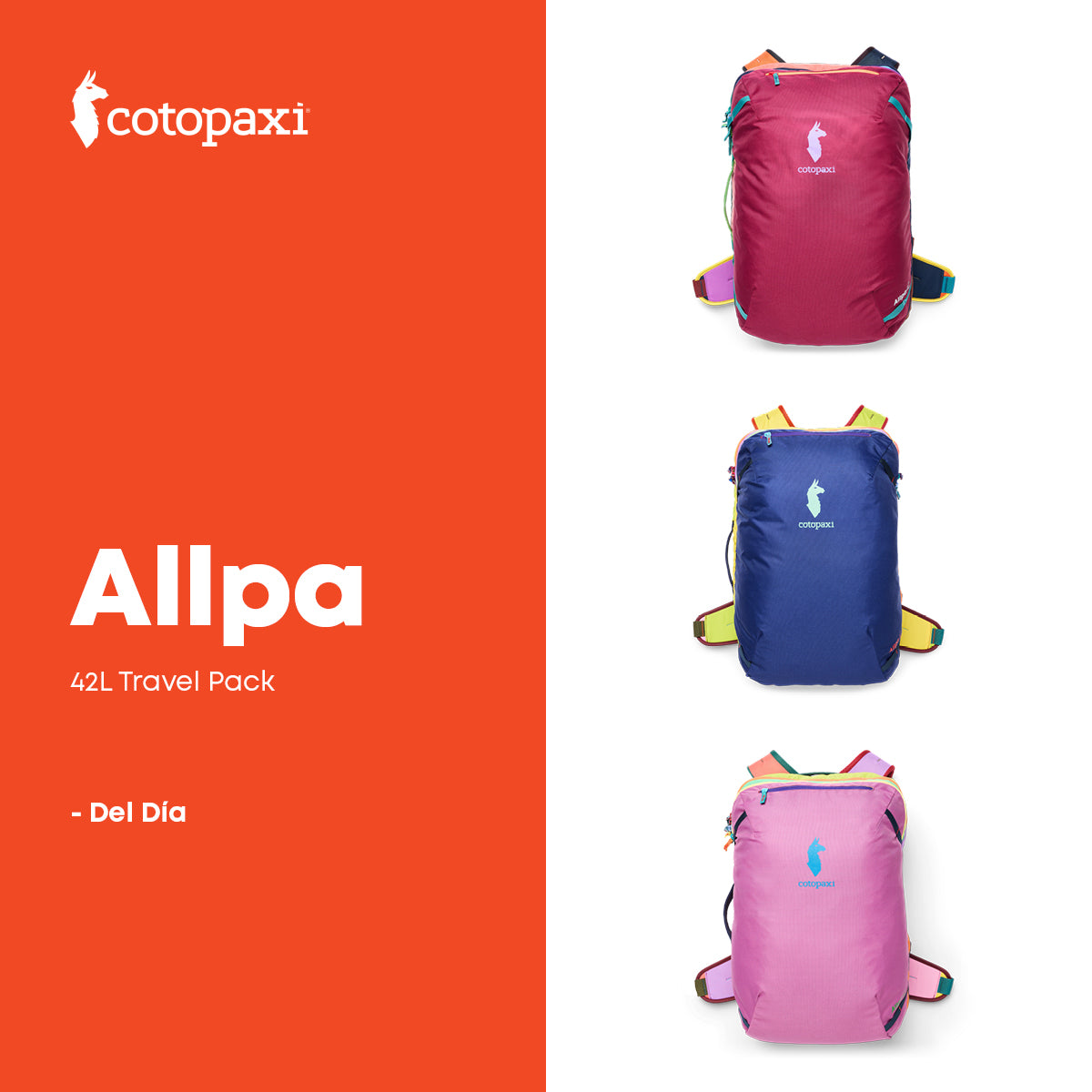 Allpa 42L Travel Pack -Del Dia  - Del Dia