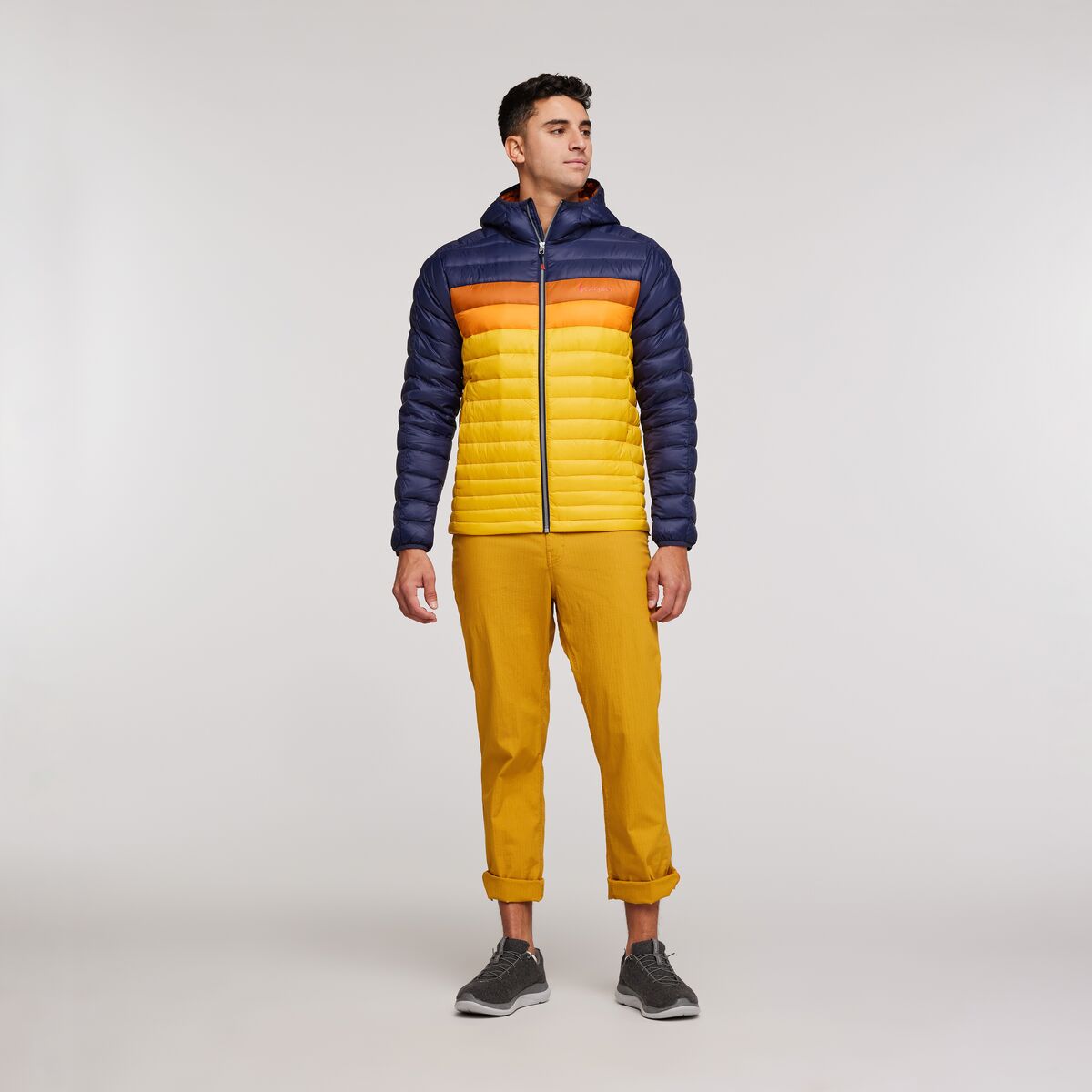 Fuego Down Hooded Jacket  - Maritime &amp; Sunset
