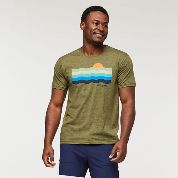 Disco Wave Organic T-Shirt - Pine