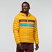 Fuego Down Hooded Jacket - Amber Stripes